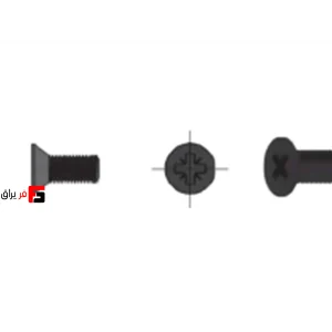 Vertical surface mounted linear knob screw