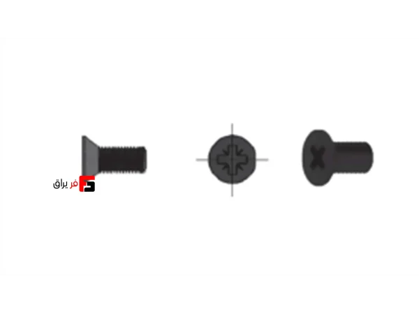 Vertical surface mounted linear knob screw