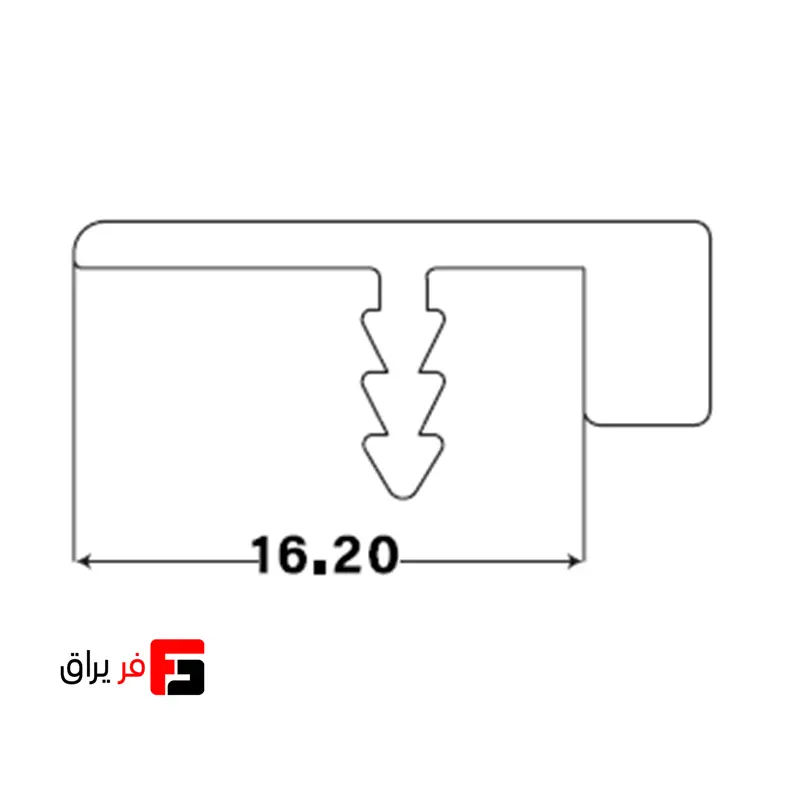 fantoni 16mm black champagne door profile anodized