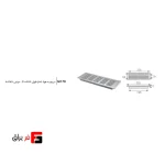 دریچه هوا PVC فانتونی 300×80 میلی‌متر مدل M170