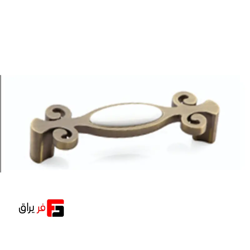 دستگیره کابینت سرامیکی دو پیچ ملونی مدل ML158 سایز 19.2cm