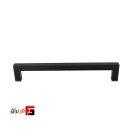دستگیره کمد و کابینت ملونی مدل ML232 رنگ مشکی مات سایز 19.2، 32، 70.4، 120 سانتی‌متر