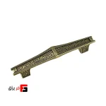 دستگیره کمد و کابینت ملونی مدل ML234 رنگ زیتونی سایز 9.6 سانتی‌متر
