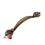 دستگیره کمد و کابینت ملونی مدل ML274 رنگ زیتونی سایز 12.8 سانتی متر