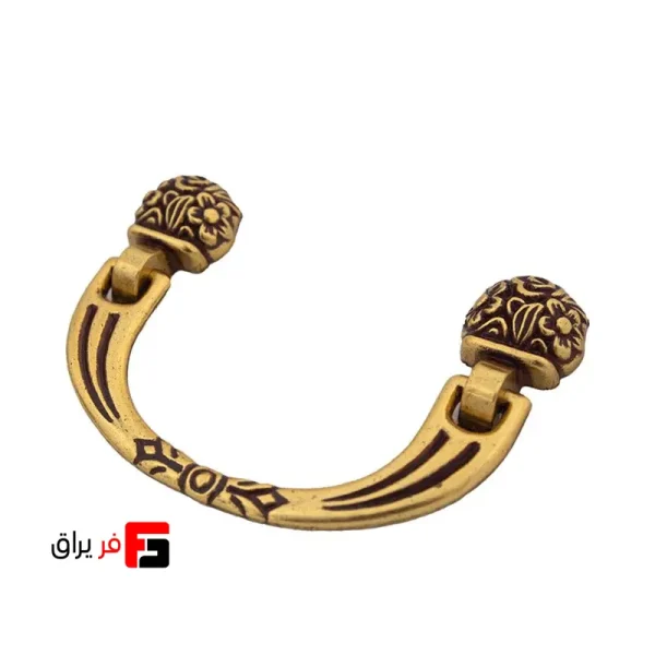 دستگیره کمد و کابینت ملونی مدل ML286 رنگ پتینه طلائی سایز 9.6 سانتی متر دستگیره کمد و کابینت ملونی مدل ML286 رنگ پتینه طلائی سایز 9.6 سانتی متر
