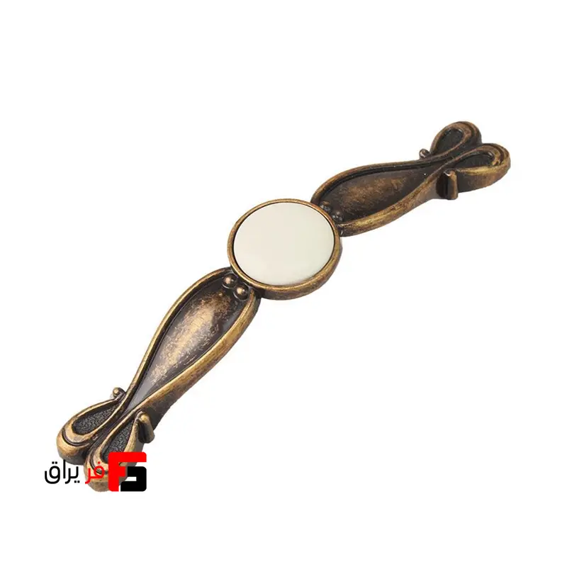 دستگیره کمد و کابینت ملونی مدل ML302 رنگ زیتونی سایز 9.6 و 12.8 سانتی متر