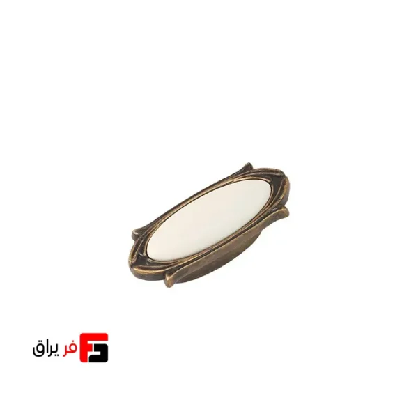 دستگیره کمد و کابینت ملونی مدل ML304 رنگ زیتونی سایز 3.2 سانتی متر