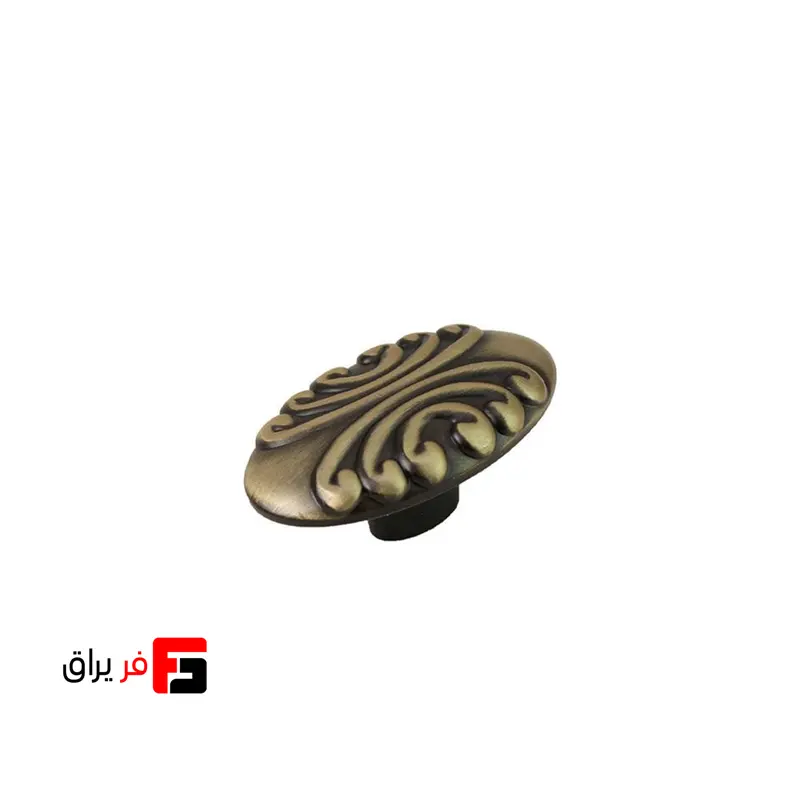 دستگیره کمد و کابینت ملونی مدل ML311 رنگ زیتونی سایز knob