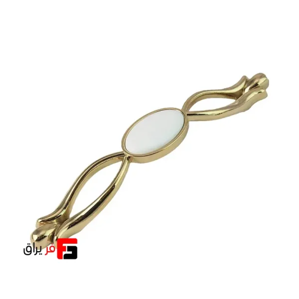 دستگیره کمد و کابینت ملونی مدل ML315 رنگ طلائی سایز 19.2 سانتی متر