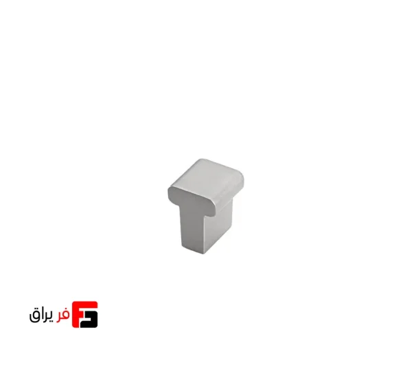 دستگیره کمد و کابینت ملونی مدل ML330 رنگ نقره ای مات و مشکی سایز knob
