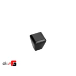 دستگیره کمد و کابینت ملونی مدل ML342 رنگ نقره ای مات و مشکی سایز knob