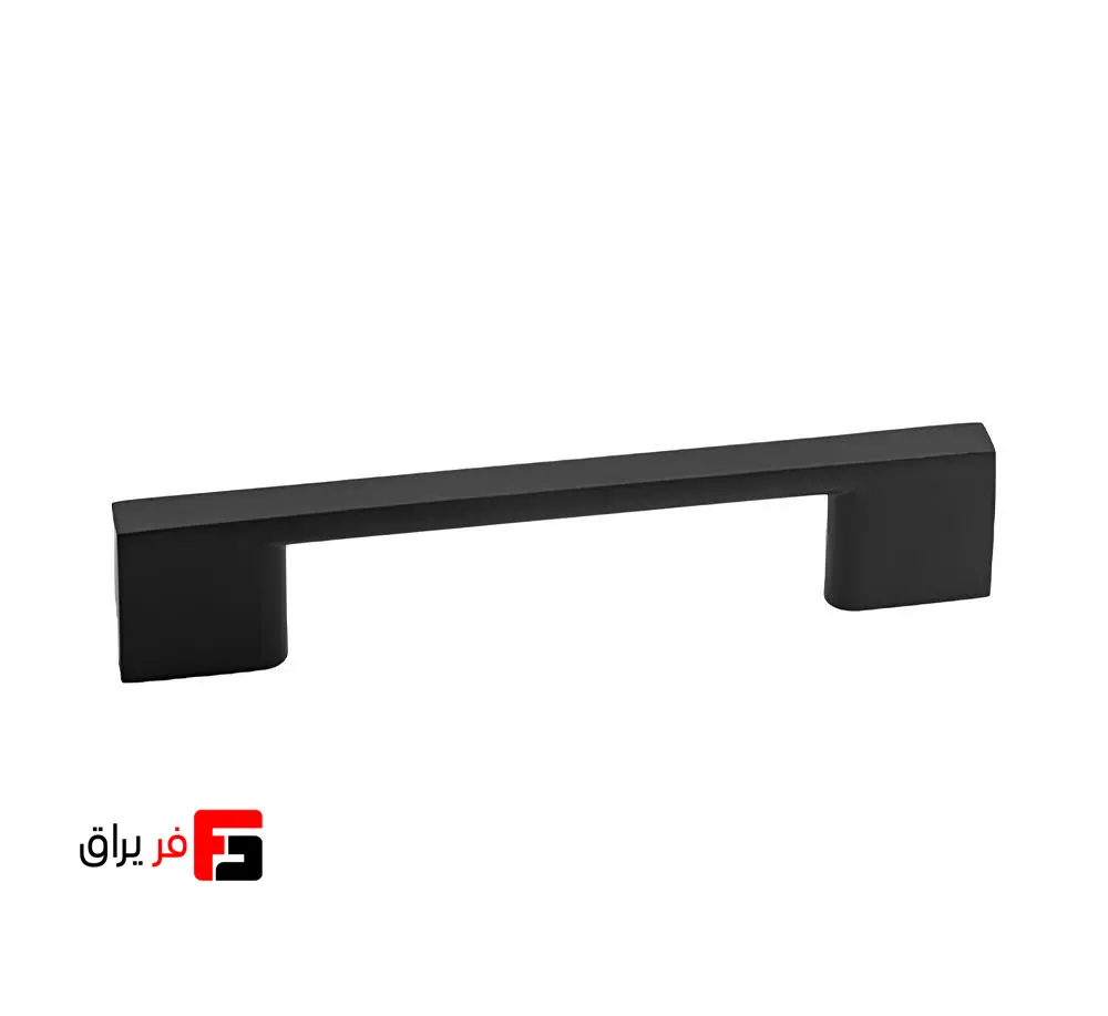 دستگیره کمد و کابینت ملونی مدل ML346 رنگ مشکی سایز 9.6 و 16 سانتی متر