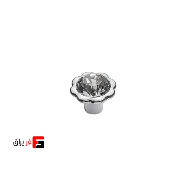 دستگیره کمد و کابینت ملونی مدل ML354 رنگ کروم سایز Knob