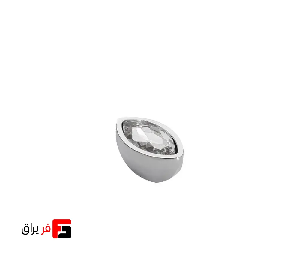 دستگیره کمد و کابینت ملونی مدل ML356 رنگ کروم سایز Knob