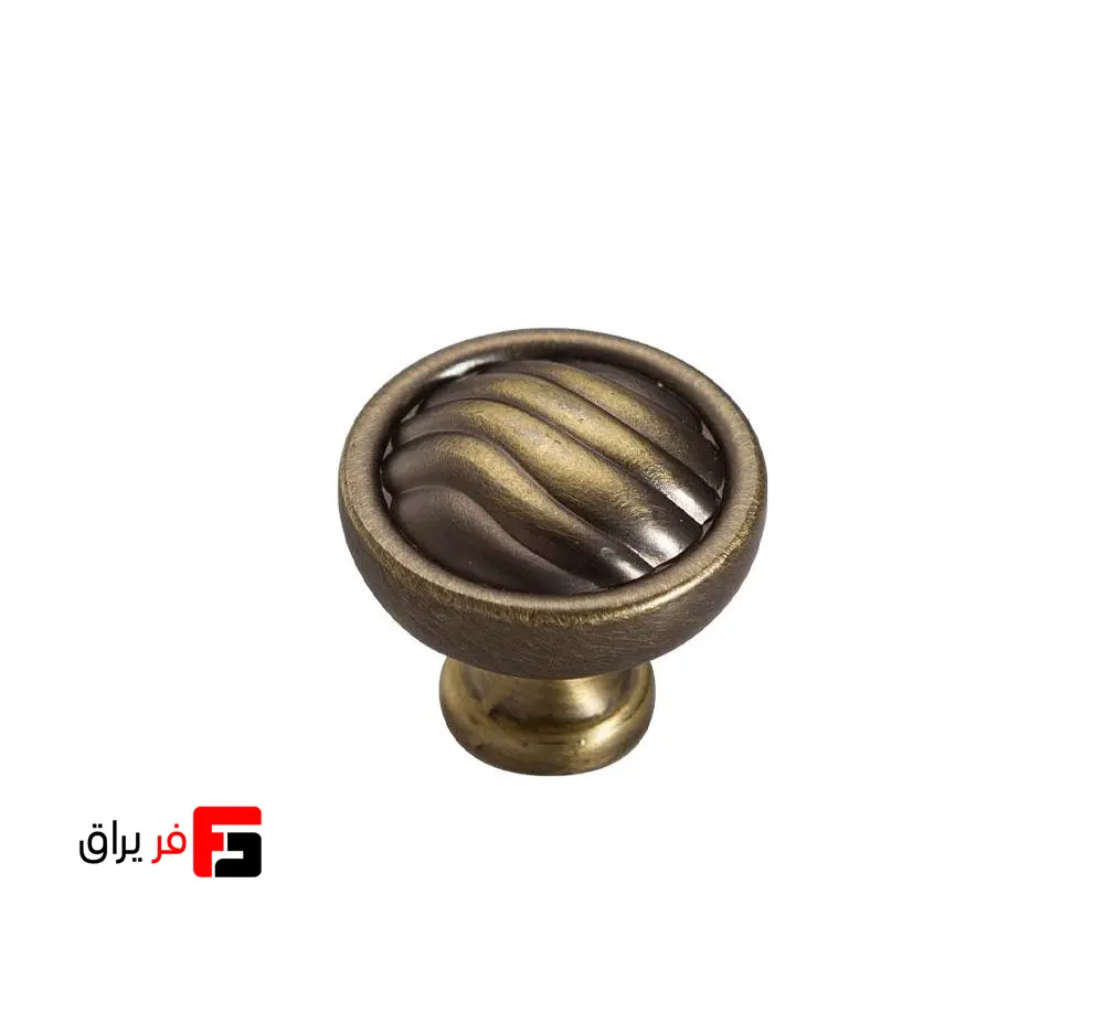 دستگیره کمد و کابینت ملونی مدل ML366 رنگ زیتونی سایز Knob