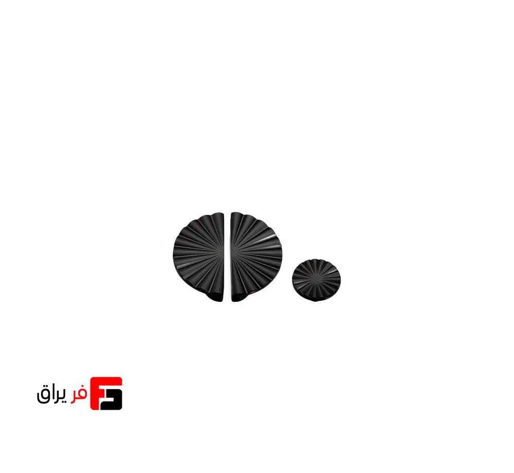دستگیره کمد و کابینت ملونی مدل ML368 رنگ مشکی مات و طوسی و طلائی سایز knob