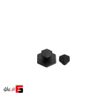 دستگیره کمد و کابینت ملونی مدل ML370 مشکی مات (Knob S Knob L)