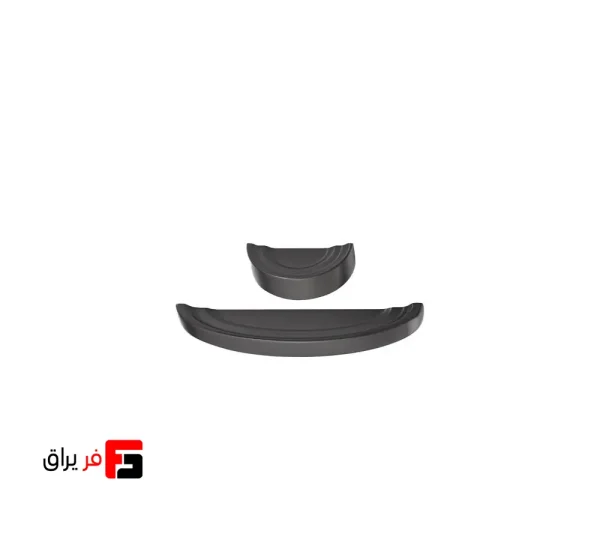 دستگیره کمد و کابینت ملونی مدل ML372 رنگ طوسی سایز 3.2 و 9.6 سانتی متر