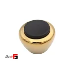 دستگیره کمد و کابینت ملونی مدل ML374 رنگ مشکی طلائی سایز S و L