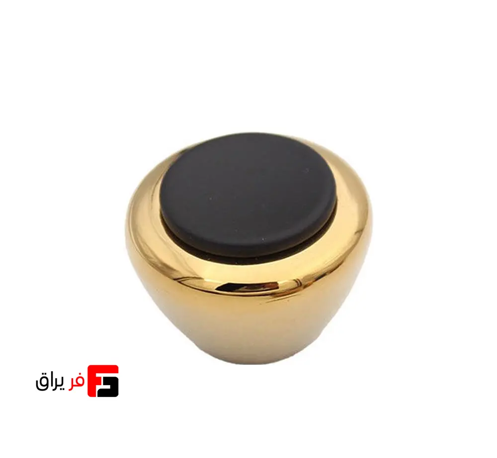 دستگیره کمد و کابینت ملونی مدل ML374 رنگ مشکی طلائی سایز S و L