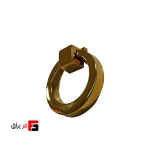 دستگیره کمد و کابینت ملونی مدل ML376 رنگ مشکی مات و طوسی و طلائی سایز Knob