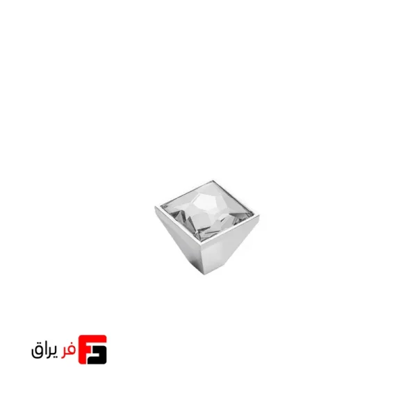 دستگیره کمد و کابینت ملونی مدل ML384 رنگ کروم و مشکی مات و طلایی سایز Knob (1)