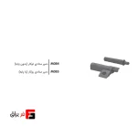دمپر مدادی روکار و توکار فانتونی کد M084 و M085