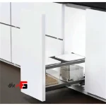 سطل ریلی جای برنج و حبوبات توکار فانتونی Q935 مناسب یونیت 300 میلی‌متر