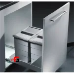 سطل چند منظوره توکار ریل از کف هایلو مدل باتم مانت جهت یونیت عرض 400mm فانتونی Q240
