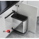 سطل چند منظوره توکار لولایی هایلو مدل آنو جهت یونیت عرض 450mm فانتونی Q145