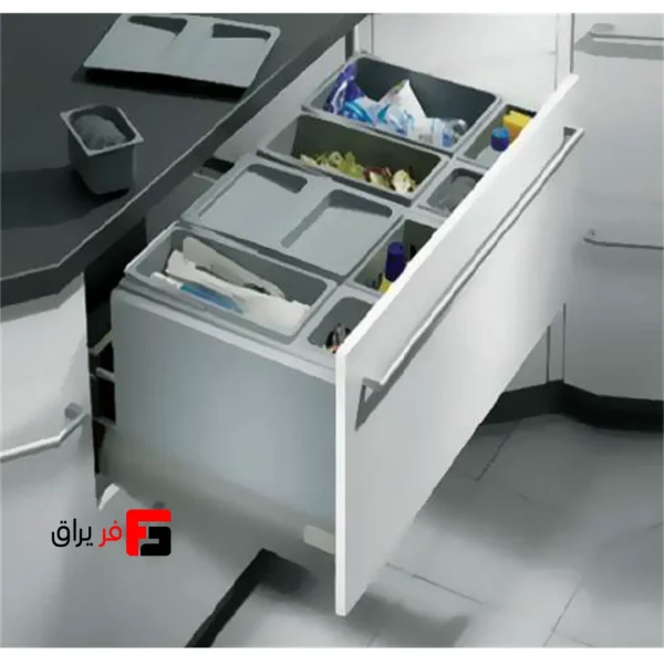 سطل چند منظوره توکار متصل به بدنه هایلو مدل ایکس ایکس ال جهت یونیت عرض 900mm فانتونی Q190