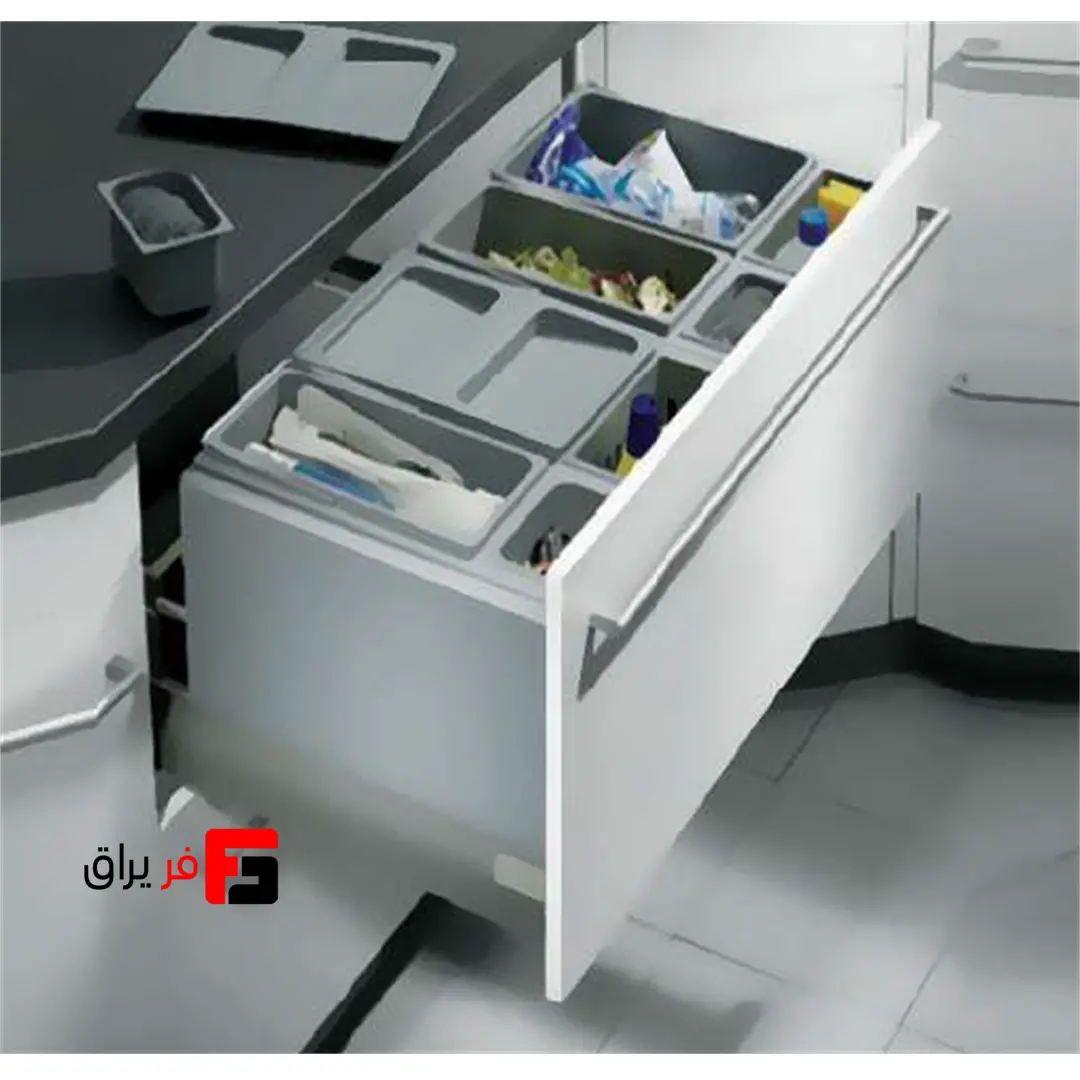 سطل چند منظوره توکار متصل به بدنه هایلو مدل ایکس ایکس ال جهت یونیت عرض 900mm فانتونی Q190