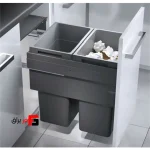 سطل چند منظوره توکار متصل به بدنه هایلو مدل یوروکارگواس سی جهت یونیت عرض 450mm فانتونی Q245