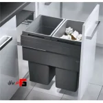 سطل چند منظوره توکار متصل به بدنه هایلو مدل یوروکارگواس سی جهت یونیت عرض 500mm فانتونی Q250