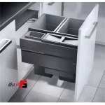 سطل چند منظوره توکار متصل به بدنه هایلو مدل یوروکارگواس سی جهت یونیت عرض 600mm فانتونی Q260