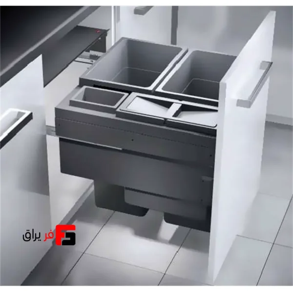 سطل چند منظوره توکار متصل به بدنه هایلو مدل یوروکارگواس سی جهت یونیت عرض 600mm فانتونی Q260