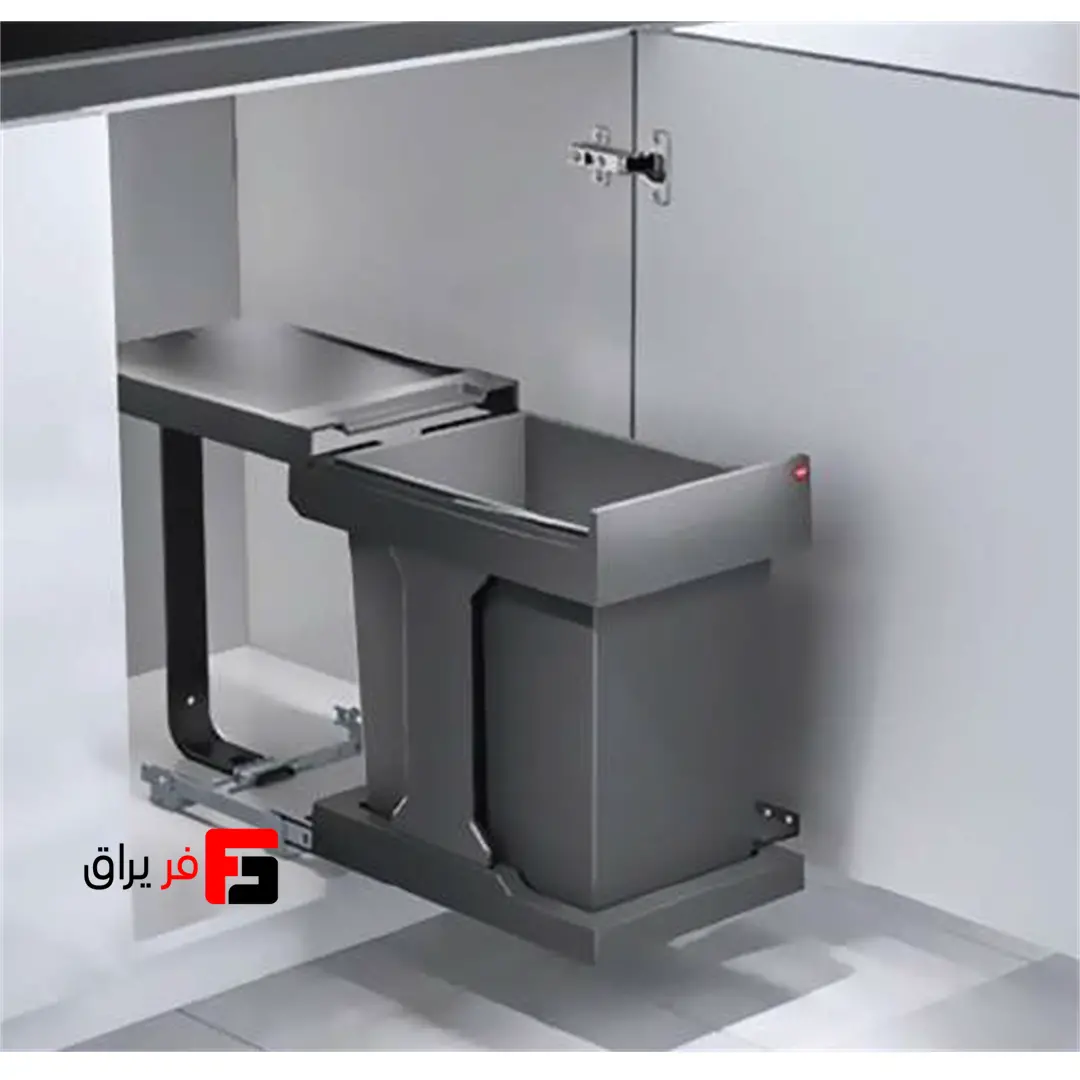 سطل چند منظوره توکار متصل به کف هایلو مدل سولو فانتونی Q140 مناسب یونیت 400 میلی‌متر