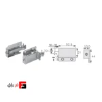 فیتینگ قابل ریگلاژ فانتونی مدل H2 کد M102