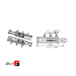 فیتینگ قابل ریگلاژ فانتونی مدل H3 کد M103
