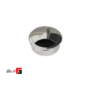 قاب داکت دایره رومیزی رنگ سیلور آنودایز عمق 22mm قطر 67mm فانتونی T382