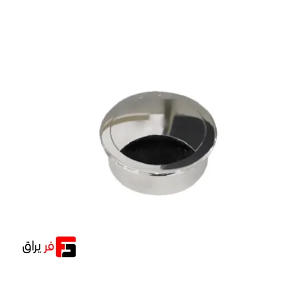 قاب داکت دایره رومیزی رنگ سیلور آنودایز عمق 22mm قطر 67mm فانتونی T382