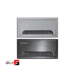 قاب داکت لولایی آلومینیومی مدل اکو رنگ سیلور ،مشکی عمق 25mm طول 160mm عرض 80mm فانتونی T357,T358