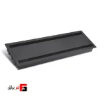 قاب داکت لولایی دو طرفه آلومینیومی رومیزی رنگ سیلور،مشکی عمق 37mm طول 300mm عرض 150mm فانتونی T346،T347