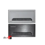 قاب داکت لولایی پلاستیکی رومیزی مدل اکو رنگ سیلور ،مشکی عمق 25mm طول 160mm عرض 80mm فانتونی T370,T371