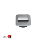 قاب داکت مربع رومیزی PVC رنگ سیلور پودری عمق 24mm قطر 95mm فانتونی T391