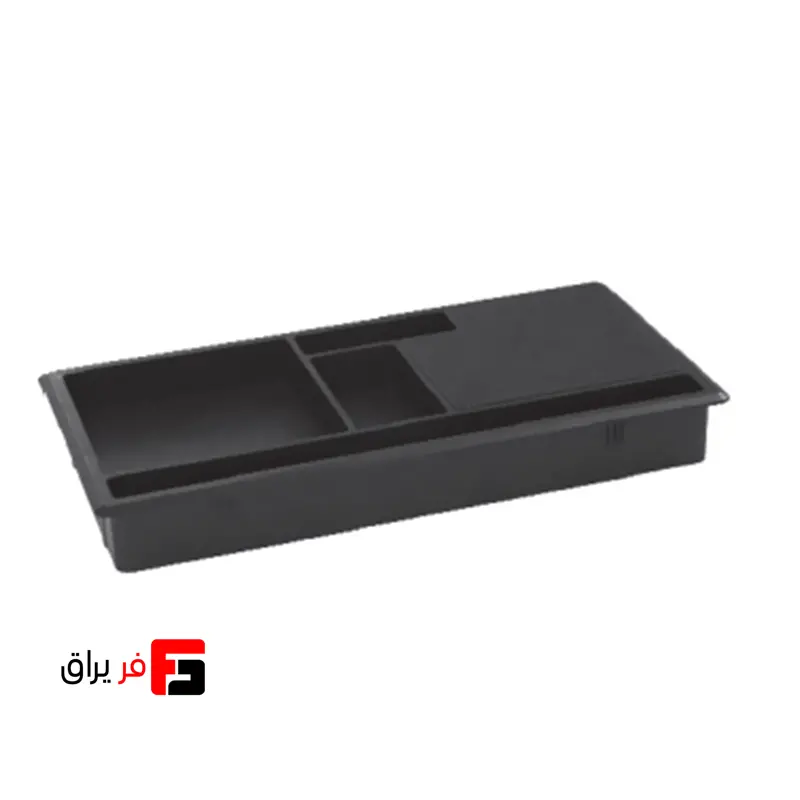 قاب داکت پلاستیکی رومیزی فانتونی با جای قلم و خودکار مشکی مدل T348