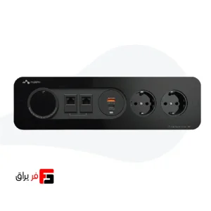 پریز توکار نکسوس برند فکتور دو پریز برق،یک USB، Type-C و دو پورت تلفن