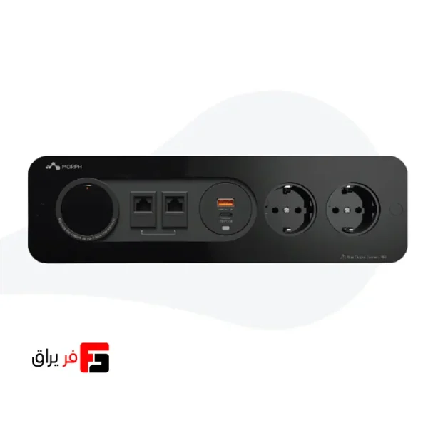 پریز توکار نکسوس برند فکتور دو پریز برق،یک USB، Type-C و دو پورت تلفن