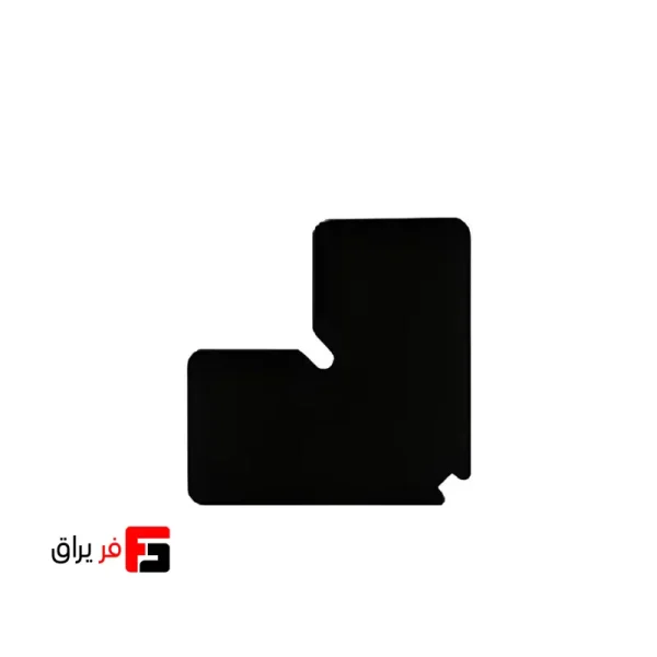 بست گونیا پروفیل شیشه ملونی کد 7128 مشکی مات