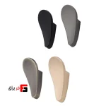 جالباسی دیواری ملونی 2002 رنگ کروم و نقره ای مات و زیتونی و طوسی و طلایی خشدار